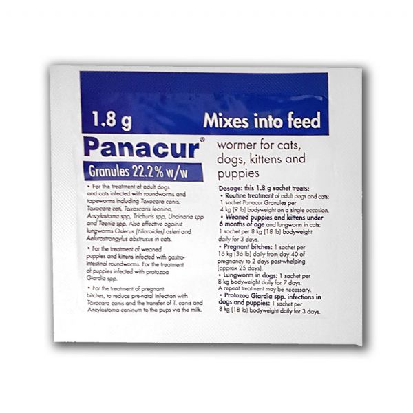 Panacur granules for puppies cheap